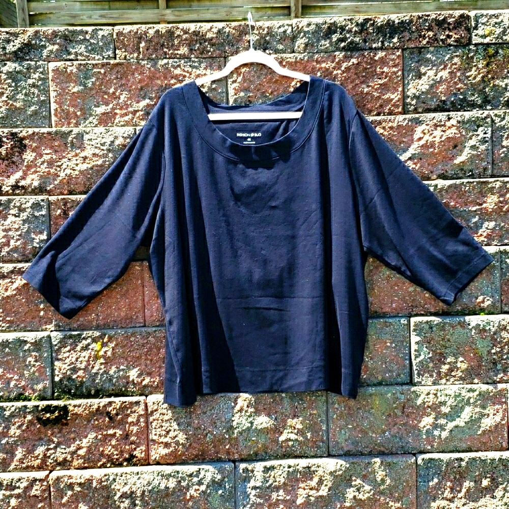 Fashion Bug Women's Black Blouse, Size 4X